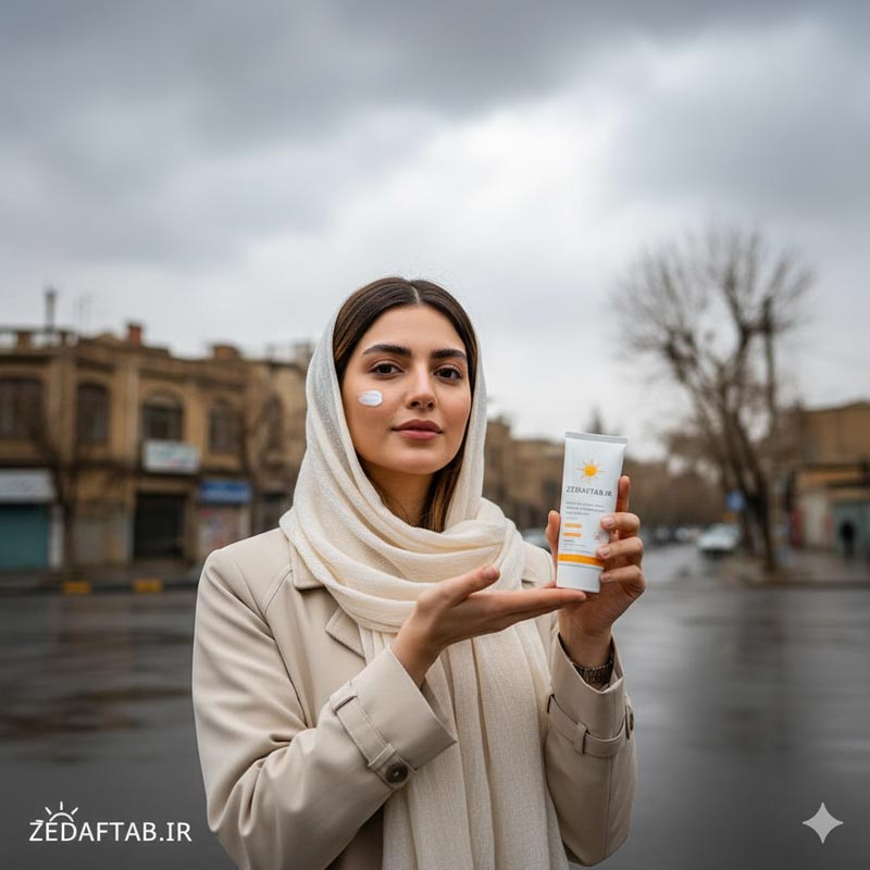 ضد آفتاب در روز ابری