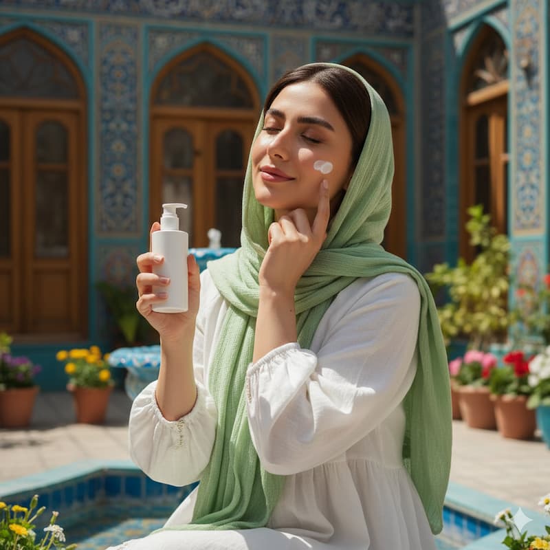 روتین قبل ضد آفتاب