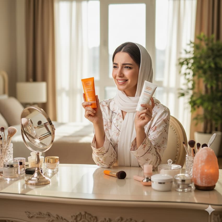 اول مرطوب کننده یا ضدآفتاب ؟